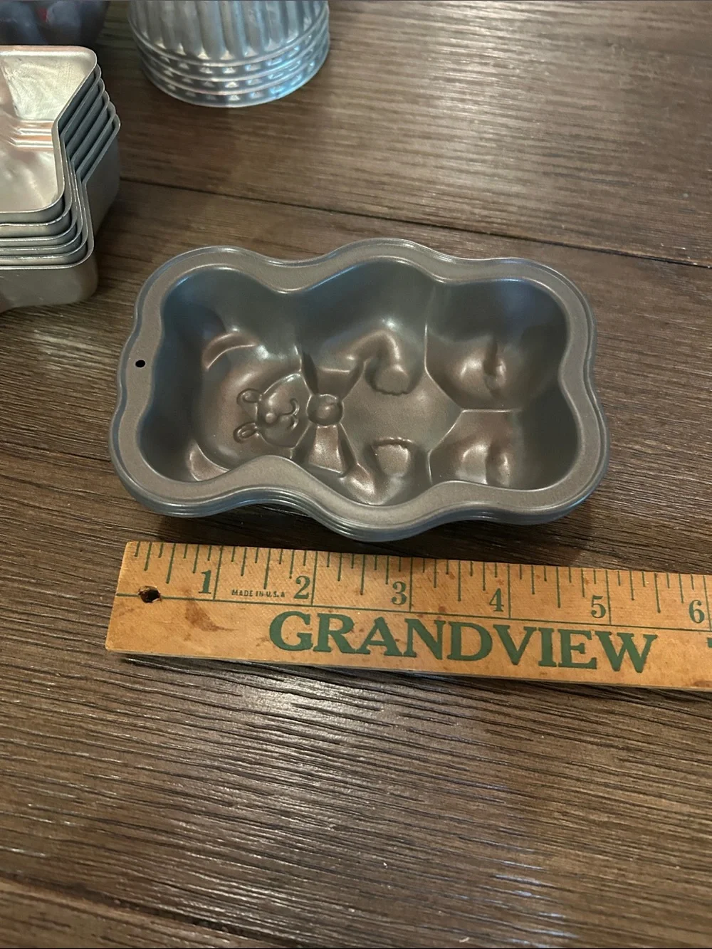 Mini cake jell-0 jello bundt teddy bear star heart molds vintage and newer 25 pc